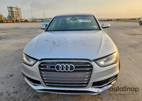 2015 Audi S4 Premium Plus из США, поврежденный, VIN WAUBGAFL2FA011531